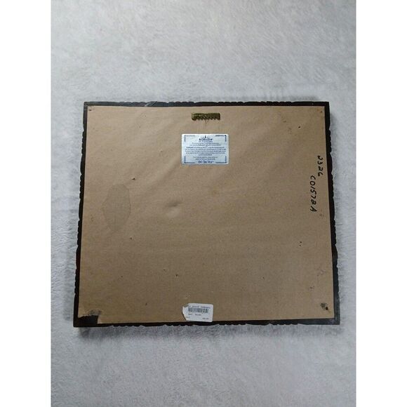 Rustic Carved Wood Frame Tiger Print Art by The Great Indoors UV Protective - Picture 5 of 11